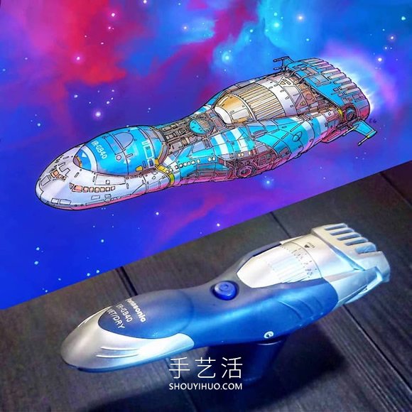 日常家用物品重构!壮观的太空飞船图纸设计(图1) 日常家用物品重构!壮观的太空飞船图纸设计(图1)