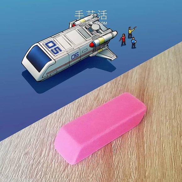 日常家用物品重构!壮观的太空飞船图纸设计(图12) 日常家用物品重构!壮观的太空飞船图纸设计(图12)