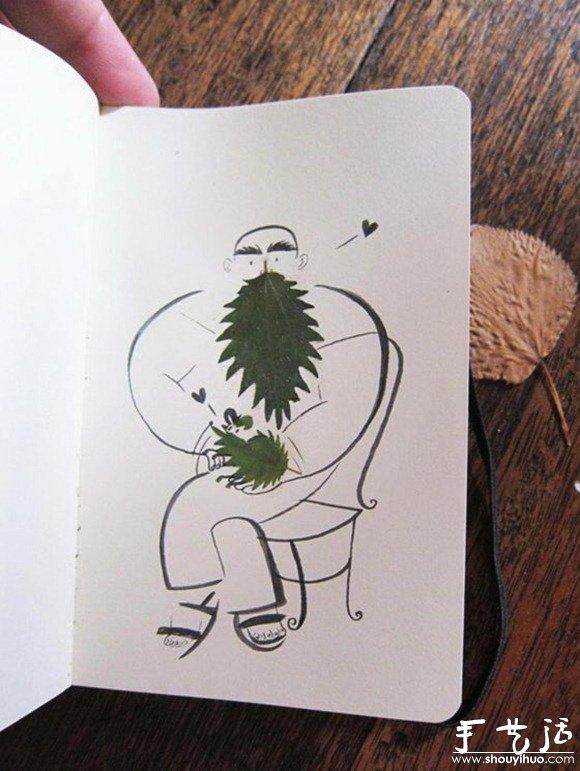叶片小草DIY(图2)