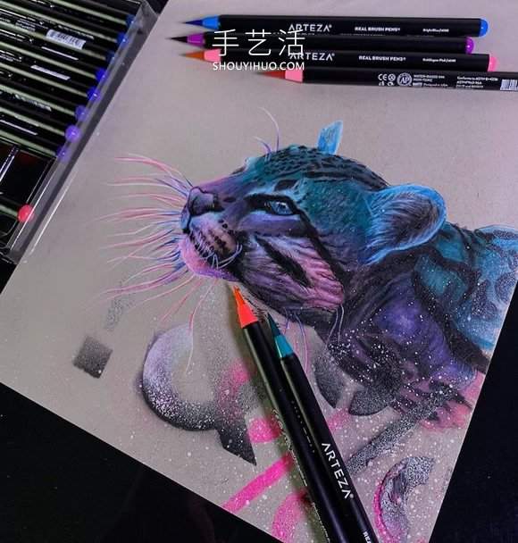 会“发光”的插图,警醒人们保护濒临灭绝的动物(图1) 会“发光”的插图,警醒人们保护濒临灭绝的动物(图1)