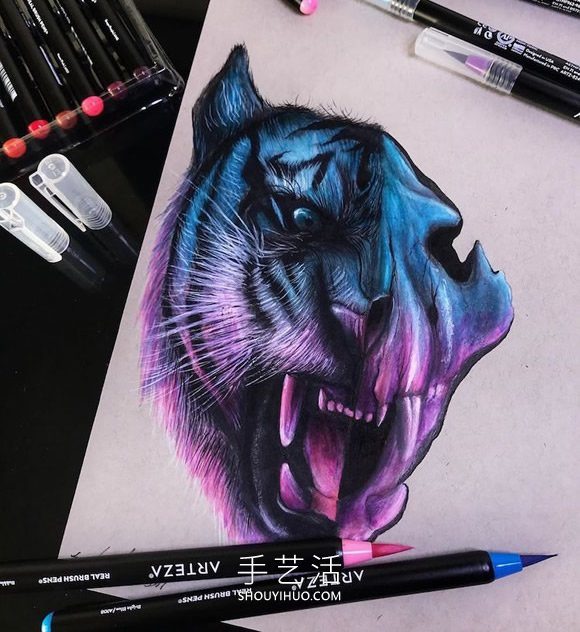 会“发光”的插图,警醒人们保护濒临灭绝的动物(图2) 会“发光”的插图,警醒人们保护濒临灭绝的动物(图2)