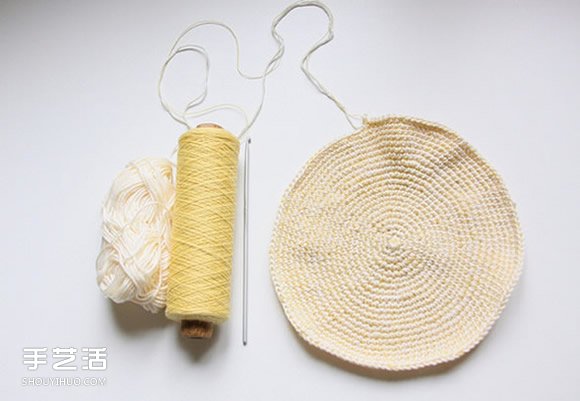细腻针法和淡雅色彩的搭配 森系钩针杯垫作品(图5) 细腻针法和淡雅色彩的搭配 森系钩针杯垫作品(图5)
