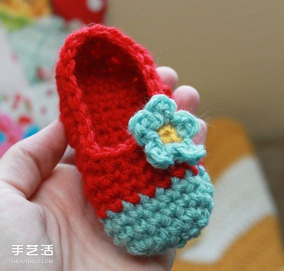 超Q毛线针织婴儿鞋作品 手工宝宝毛线鞋图片 - 诺云双维造物网