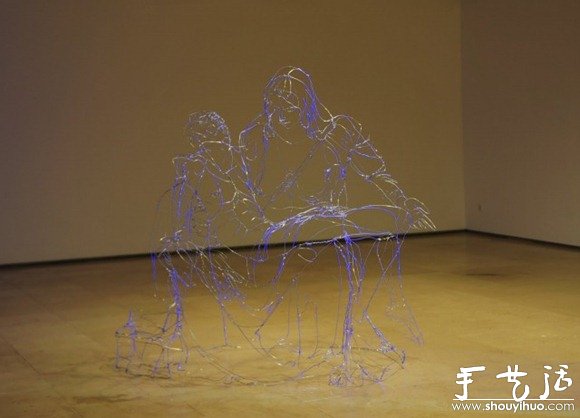 铁丝DIY的立体艺术作品(图4)