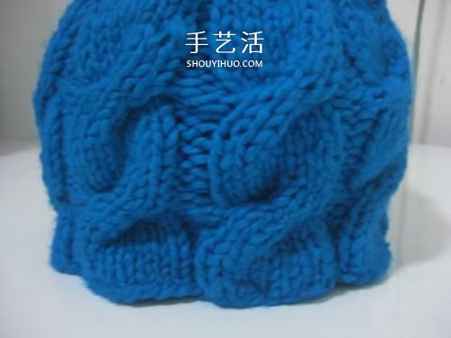 带辫子毛线帽子的编法 可爱俏皮帽子编织图解(图4) 带辫子毛线帽子的编法 可爱俏皮帽子编织图解(图4)