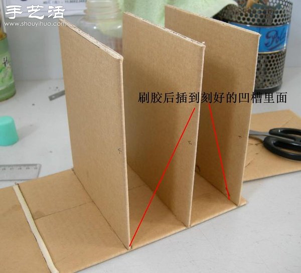 硬纸板废物利用DIY精致收纳柜(图10) 硬纸板废物利用DIY精致收纳柜(图10)