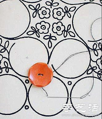 零碎布料+纽扣创意DIY装饰画(图2) 零碎布料+纽扣创意DIY装饰画(图2)
