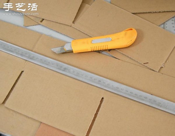 硬纸板废物利用DIY精致收纳柜(图20) 硬纸板废物利用DIY精致收纳柜(图20)
