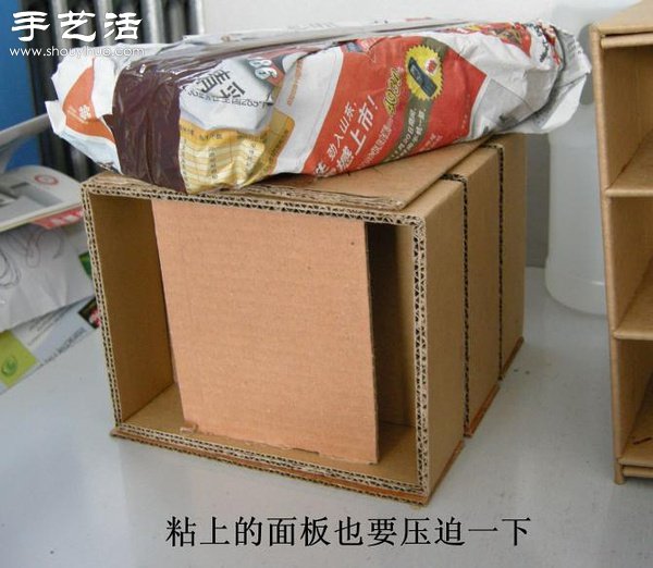 硬纸板废物利用DIY精致收纳柜(图34) 硬纸板废物利用DIY精致收纳柜(图34)