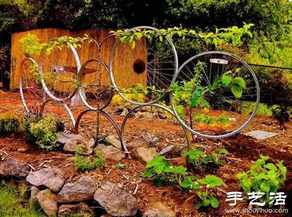 废弃自行车变废为宝手工DIY家居用品(图4) 废弃自行车变废为宝手工DIY家居用品(图4)