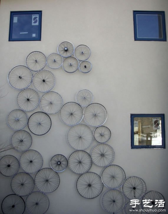 废弃自行车变废为宝手工DIY家居用品(图2) 废弃自行车变废为宝手工DIY家居用品(图2)