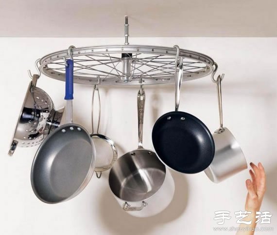 废弃自行车变废为宝手工DIY家居用品(图7) 废弃自行车变废为宝手工DIY家居用品(图7)