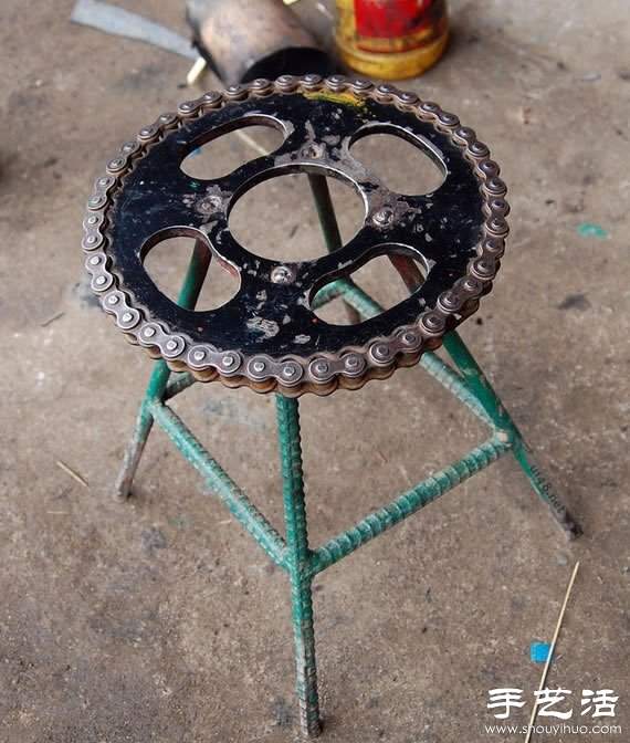 废弃自行车变废为宝手工DIY家居用品(图17) 废弃自行车变废为宝手工DIY家居用品(图17)