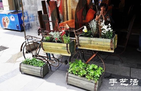 废弃自行车变废为宝手工DIY家居用品(图18) 废弃自行车变废为宝手工DIY家居用品(图18)
