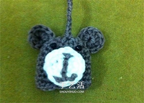 毛线猴头的编织方法 手工钩针编织猴子头图解 - 诺云双维造物网