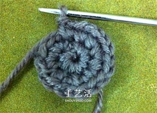 毛线猴头的编织方法 手工钩针编织猴子头图解(图5) 毛线猴头的编织方法 手工钩针编织猴子头图解(图5)