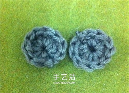 毛线猴头的编织方法 手工钩针编织猴子头图解(图9) 毛线猴头的编织方法 手工钩针编织猴子头图解(图9)