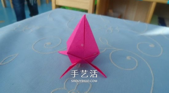 儿童折纸桃子的教程 简单小桃子怎么折图解 - 诺云双维造物网