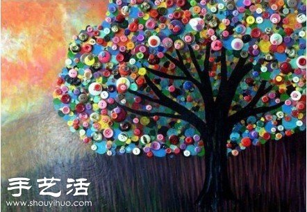 纽扣+创意+手工 DIY小清新饰品(图2) 纽扣+创意+手工 DIY小清新饰品(图2)