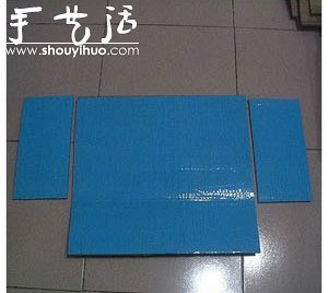 硬纸板DIY手工制作鞋柜的教程(图3)