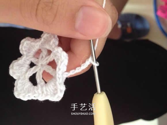 毛线收纳篮怎么编织 钩针编织圆形收纳筐图解(图8) 毛线收纳篮怎么编织 钩针编织圆形收纳筐图解(图8)