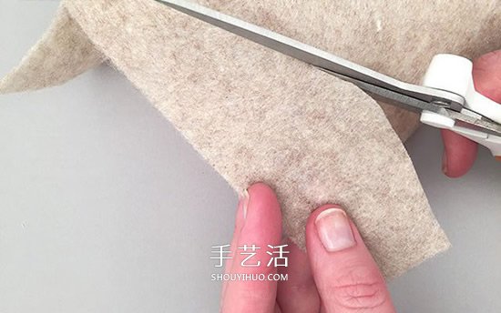 毛线球创意DIY 手工做一只超萌带披风的狗狗(图9)