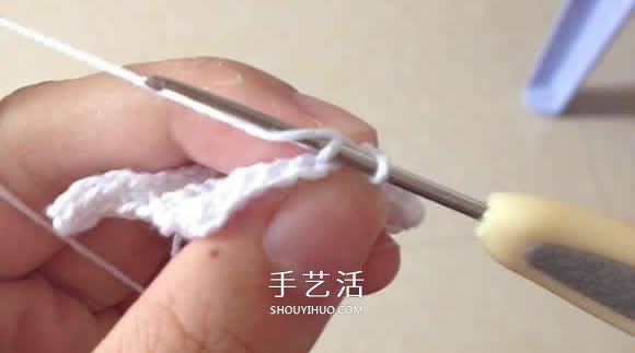毛线收纳篮怎么编织 钩针编织圆形收纳筐图解(图21) 毛线收纳篮怎么编织 钩针编织圆形收纳筐图解(图21)