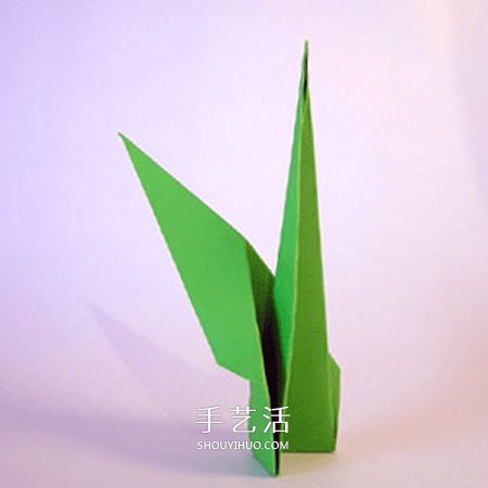 幼儿折纸竹笋的教程 手工简单笋的折法图解 - 诺云双维造物网