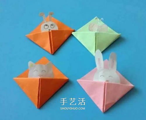 简单护书角怎么折图解 卡通护书角折法教程(图4) 简单护书角怎么折图解 卡通护书角折法教程(图4)