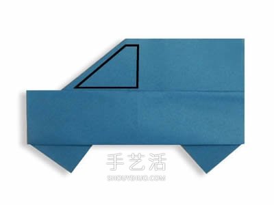 幼儿折纸货车的教程 最简单小货车的折法图解 - 诺云双维造物网