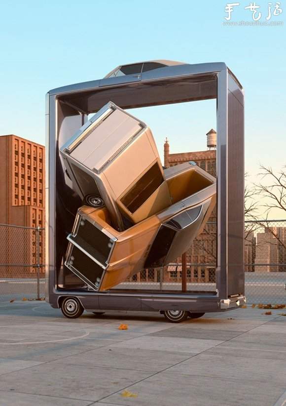 充满幻想色彩的扣环汽车(图3)