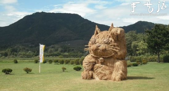 秸秆变废为宝 DIY各种趣味雕塑(图10)
