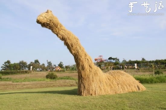 秸秆变废为宝 DIY各种趣味雕塑(图11)