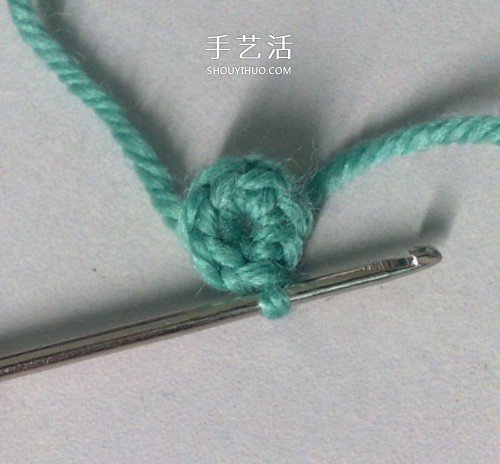 带提手收纳篮的编织方法 钩针编织毛线小篮子(图2)