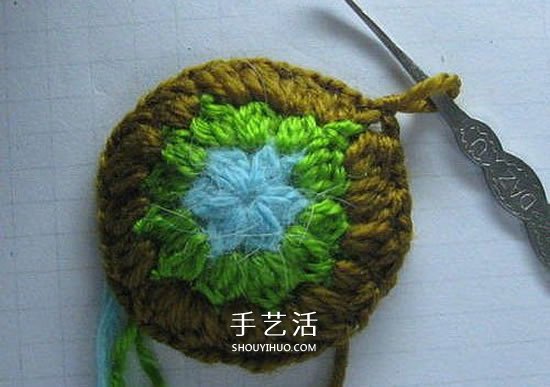 钩针编织小乌龟的方法 手工乌龟玩偶的编法(图4) 钩针编织小乌龟的方法 手工乌龟玩偶的编法(图4)