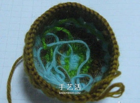 钩针编织小乌龟的方法 手工乌龟玩偶的编法(图9) 钩针编织小乌龟的方法 手工乌龟玩偶的编法(图9)
