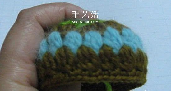 钩针编织小乌龟的方法 手工乌龟玩偶的编法(图8) 钩针编织小乌龟的方法 手工乌龟玩偶的编法(图8)