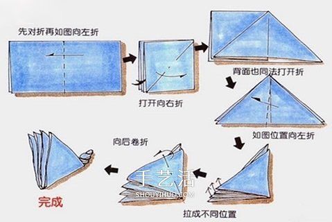 餐巾折大雁的方法图解 简单餐巾大雁的折法(图2) 餐巾折大雁的方法图解 简单餐巾大雁的折法(图2)