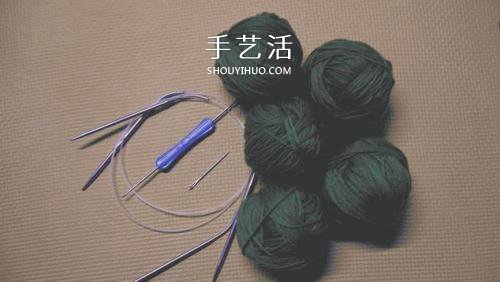 手工毛线编织单肩挎包的方法图解教程(图1) 手工毛线编织单肩挎包的方法图解教程(图1)