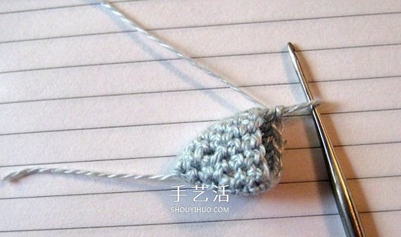 年年有余幸福年!钩针编织可爱小鱼的步骤图(图4) 年年有余幸福年!钩针编织可爱小鱼的步骤图(图4)