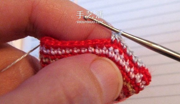 年年有余幸福年!钩针编织可爱小鱼的步骤图(图11) 年年有余幸福年!钩针编织可爱小鱼的步骤图(图11)