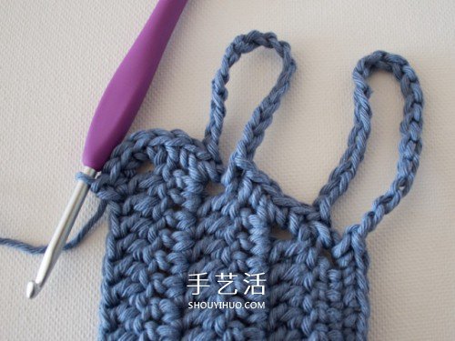 小清新毛线杯垫和杯套的手工编织方法图解(图5) 小清新毛线杯垫和杯套的手工编织方法图解(图5)
