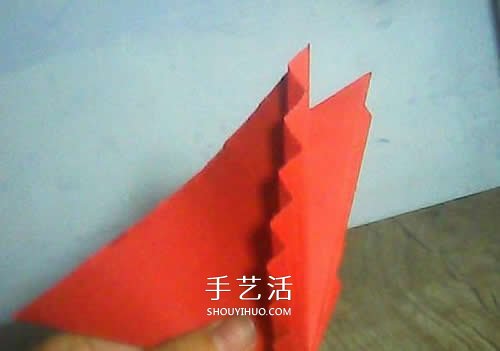 儿童羽毛笔的折法图解 简单折纸羽毛笔教程(图9) 儿童羽毛笔的折法图解 简单折纸羽毛笔教程(图9)
