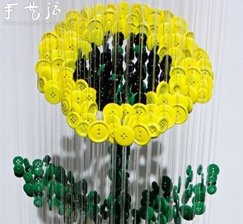 纽扣DIY的艺术作品(图6) 纽扣DIY的艺术作品(图6)