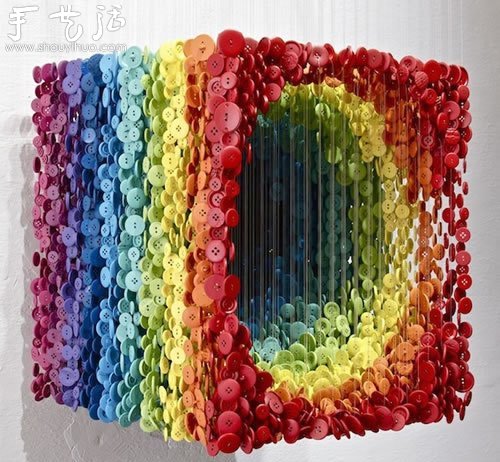 纽扣DIY的艺术作品(图7) 纽扣DIY的艺术作品(图7)