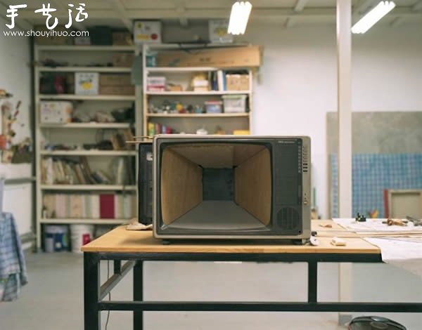 废旧电视里DIY的迷你世界(图3) 废旧电视里DIY的迷你世界(图3)