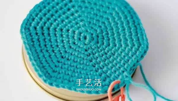 有爱的钩针编织!把玻璃罐做成卡通娃娃储物罐(图3) 有爱的钩针编织!把玻璃罐做成卡通娃娃储物罐(图3)