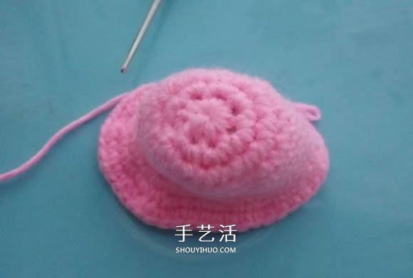 可爱小猪佩奇钩织教程 钩针编织小猪佩奇图解(图3)