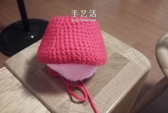 可爱小猪佩奇钩织教程 钩针编织小猪佩奇图解(图9)