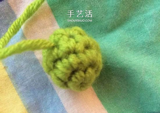 钩织草莓包包的方法 宝宝可爱草莓包的钩法(图7) 钩织草莓包包的方法 宝宝可爱草莓包的钩法(图7)